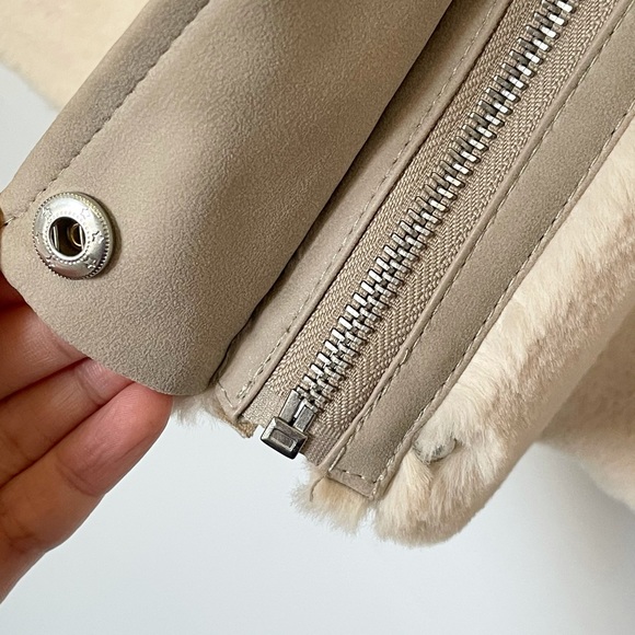 Fur coat (suede finishing) - Picture 6 of 8